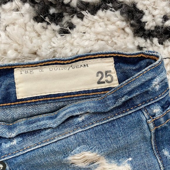 Rag & Bone/JEAN The Boyfriend Shorts - Picture 6 of 8